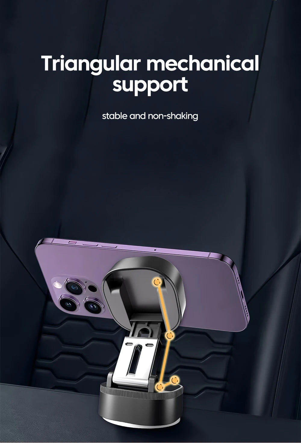 Magnetic Phone Holder Portable Multifunctional Foldable Car Holder