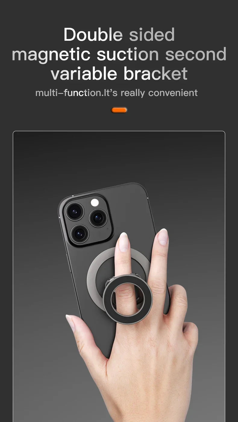 For MagSafe Double Sided Magnetic Phone Ring Holder