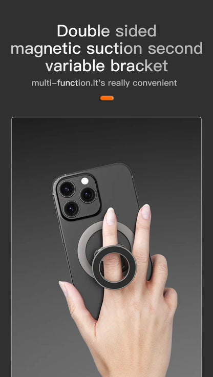 For MagSafe Double Sided Magnetic Phone Ring Holder