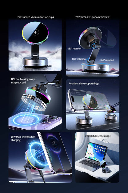 Fashionable Design Car Magnetic Wireless Charging Stand