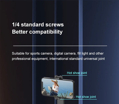 AI Face Tracking Tripod Intelligent Smart Selfie Stick Foldable