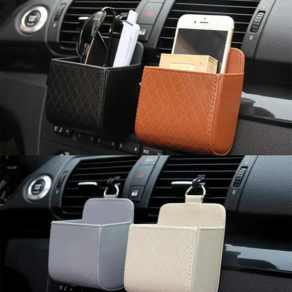 Car Phone Holder Mount Air Vent Outlet Hanging Storage