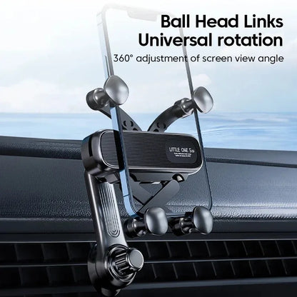Gravity Car Phone Holder Air Vent Easy Install 360° Rotatable