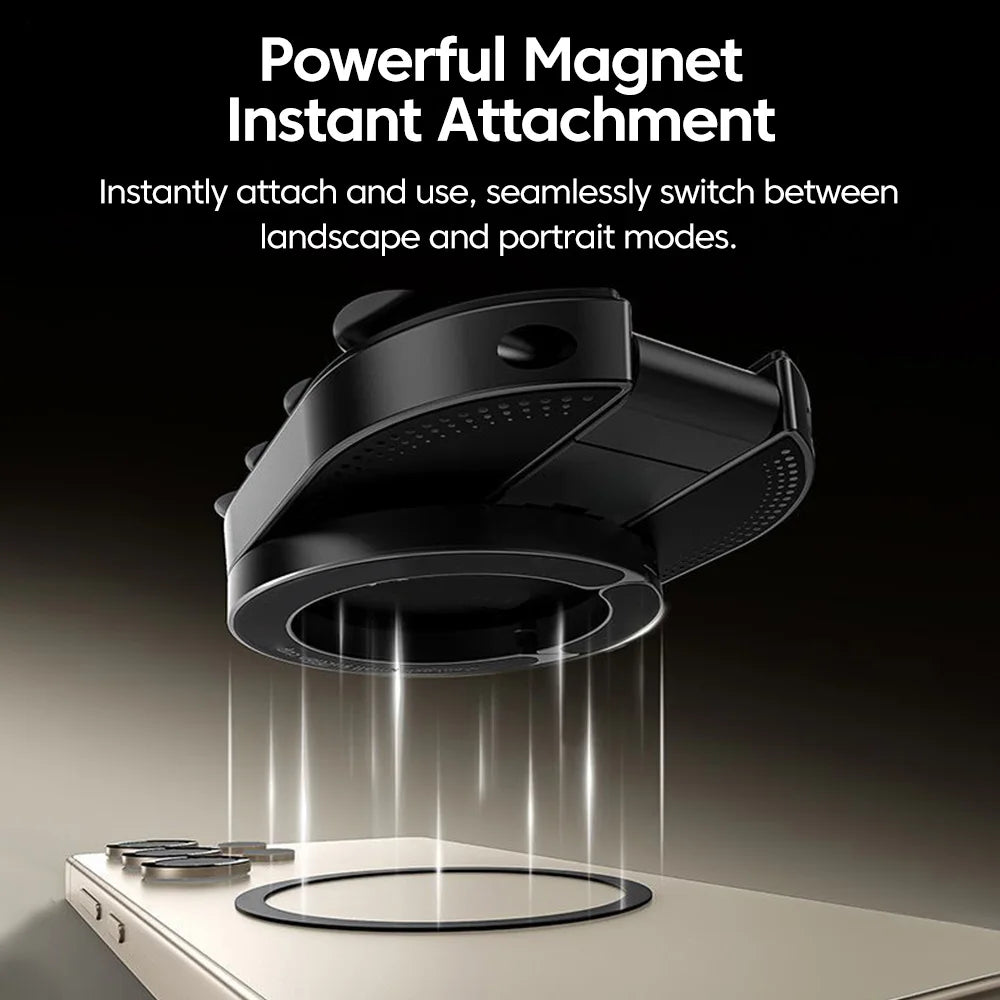 3 In 1 Magnetic Suction Cup Stand Bracket 360° Rotatable Phone Holder
