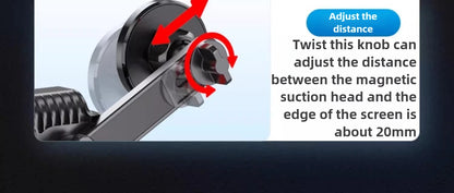 Magnetic Car Phone Holder Car Display Screen Side Rotation