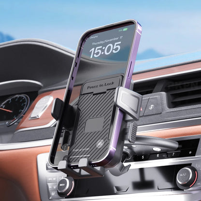 Universal Car Phone Holder CD Slot Mounting Bracket Triangular Clamping Chuck
