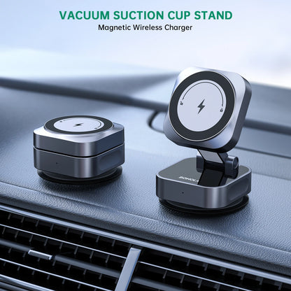 Bonola Suction Cup Car Wireless Charger Foldable Suction Stand
