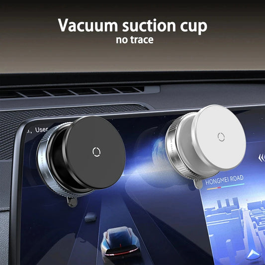 Magnetic Suction Phone Mount 360° Adjustable Vacuum Foldable Phone Holder