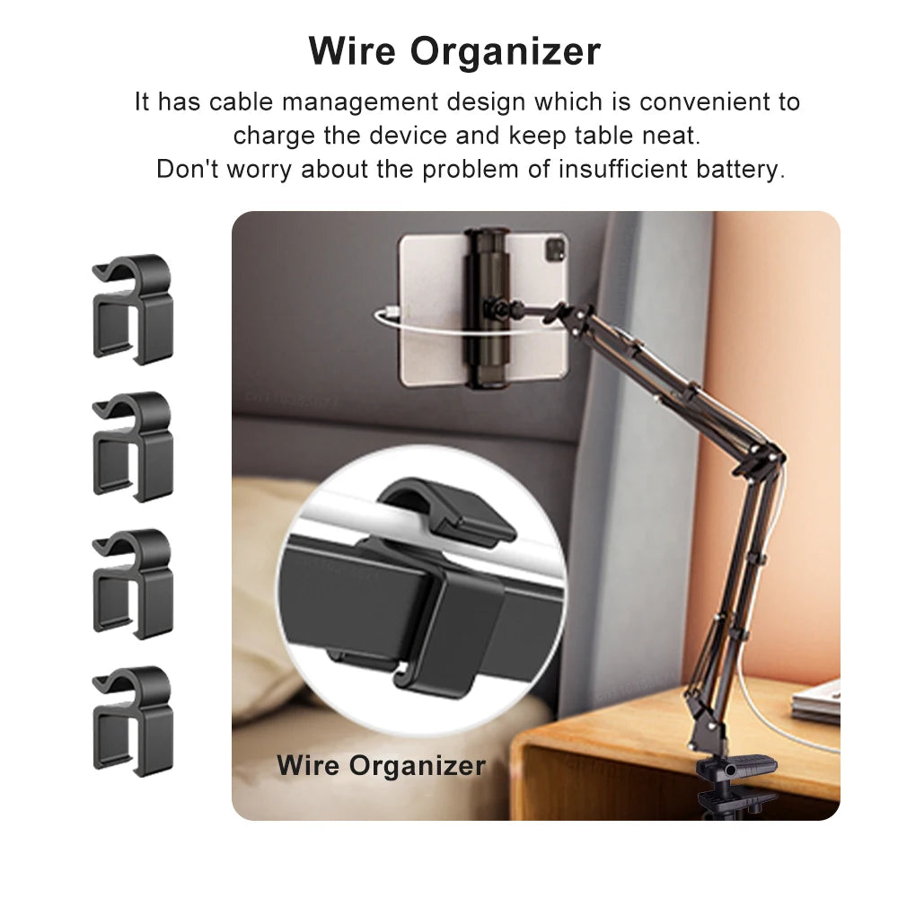 Tablet Stand Holder for Bed Rotatable Phone Stand