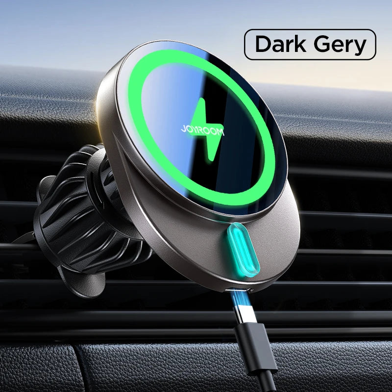 Joyroom Magnetic Wireless Car 15W Fast Charger Phone Holder