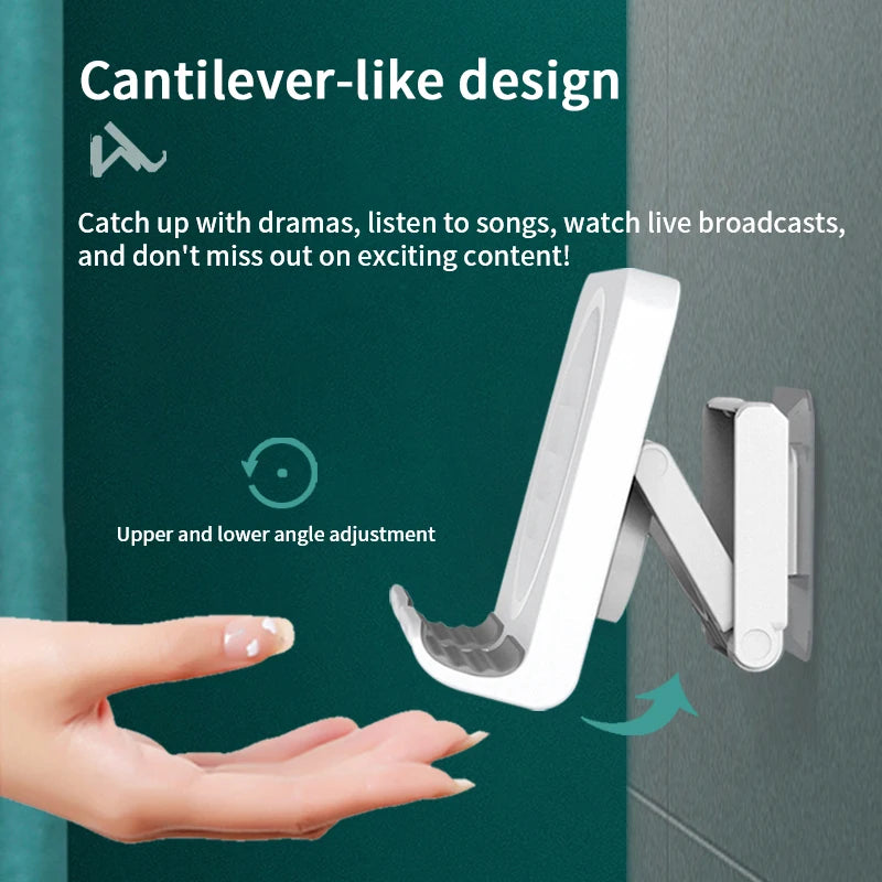 Wall-mounted Phone Stand  Lazy Person's Phone Stand