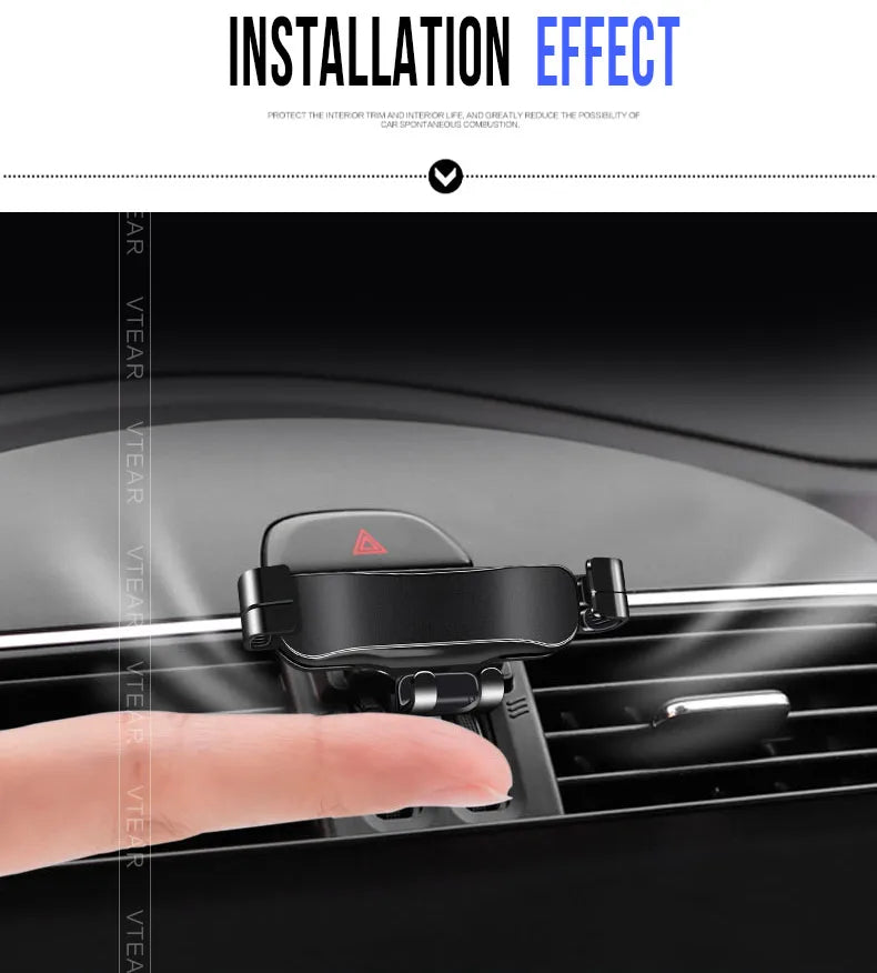 Vtear Inner Car Phone Holder Cover Handlebar Support Mount