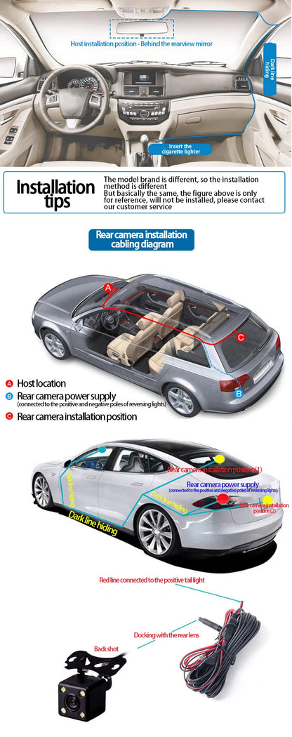 WIFI Dash Cam For Car Camera 1080P Video Recorder