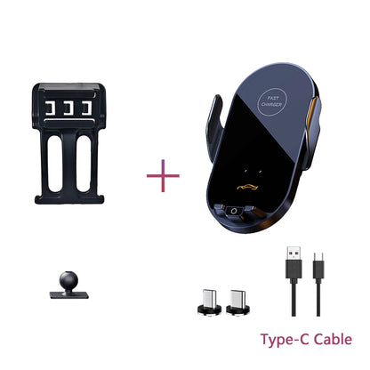 Car Phone Holder Wireless Charging Magnetic Phone Holder Car