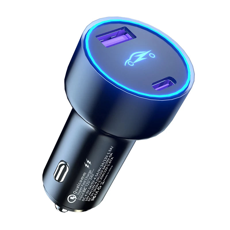 66W Magnetic Head Car Phone Holder 15W Fast Wireless Charger