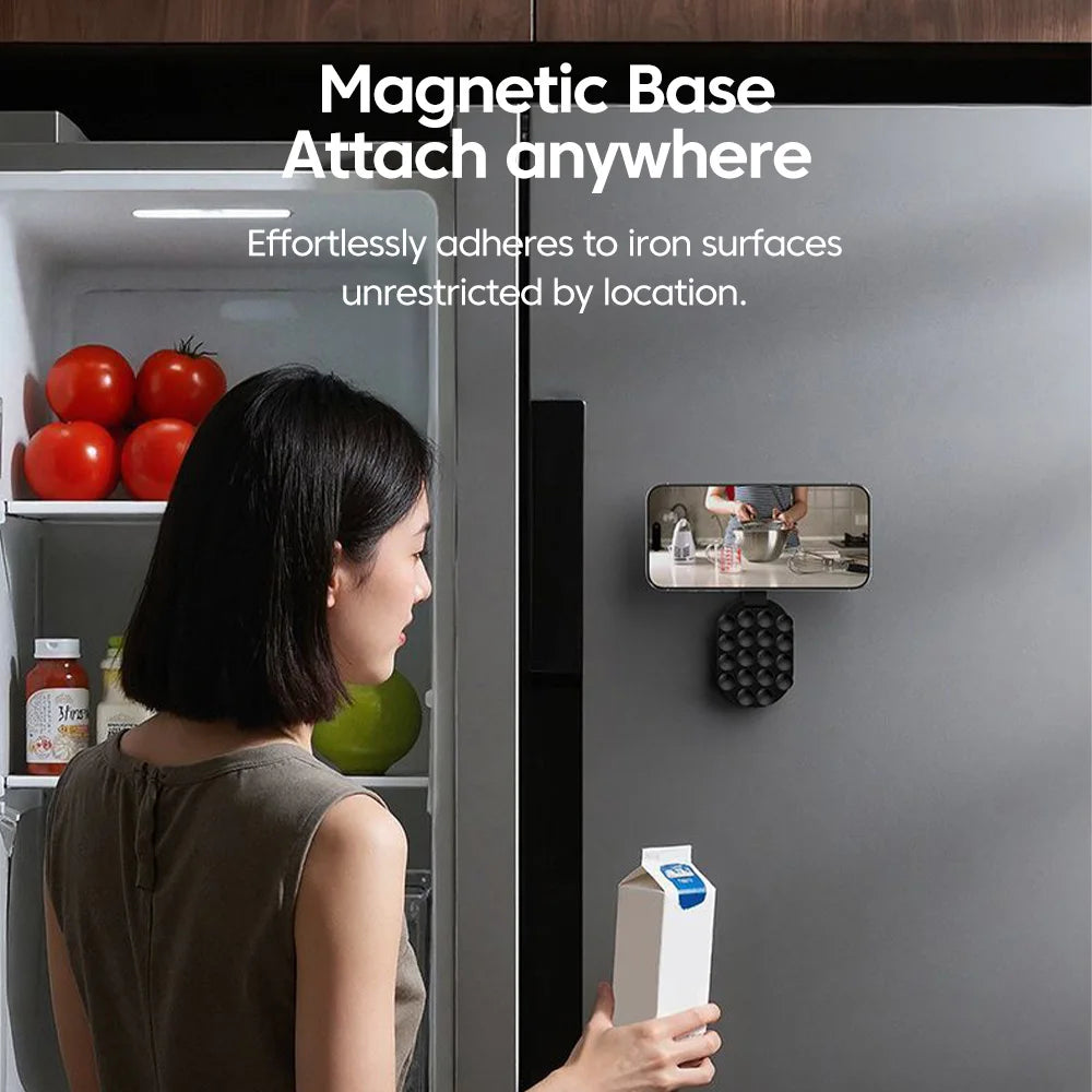 3 In 1 Magnetic Suction Cup Stand Bracket 360° Rotatable Phone Holder
