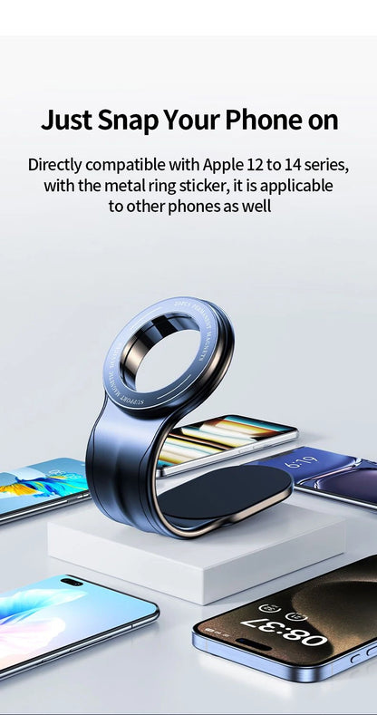 Magnetic Car Phone Holder Foldable Car Cell Phone Support Mount