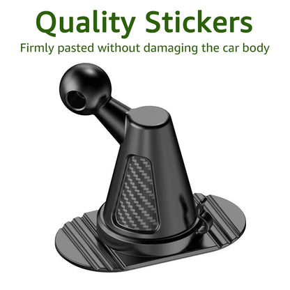 Universal 17mm Ball Head Stand Mount for Car Phone Holder Adhesive Pads