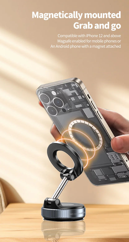 Folding Strong Magnet Magnetic Phone Holder 360° Rotation
