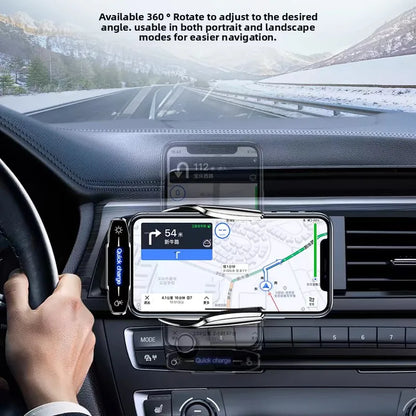 Wireless Charger For Car Mobile Cell Phone Holder Support