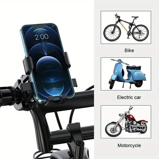 New Silicone Bicycle Motorcycle Phone Holder 360° Rotating