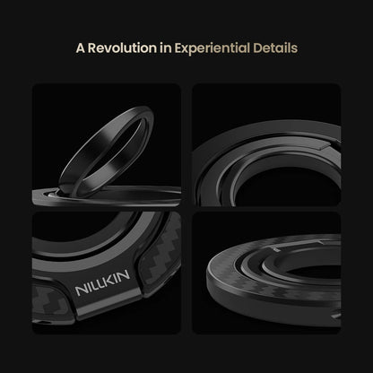 FiberSnap Magnetic Phone Ring Stand Aluminum 360° Rotation