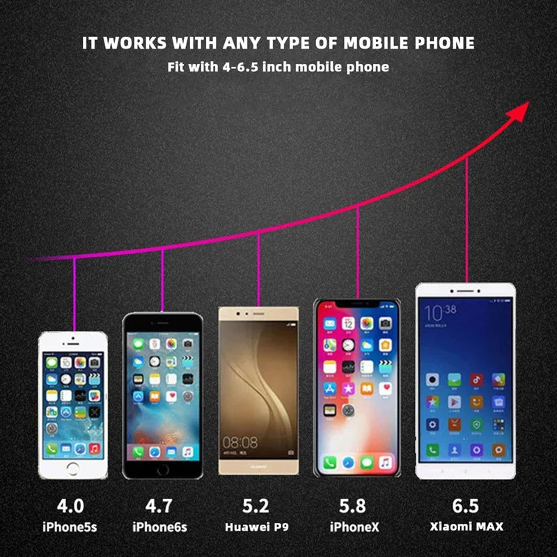 S11 Fashion Qi Fast Wireless Charger Car Phone Holder