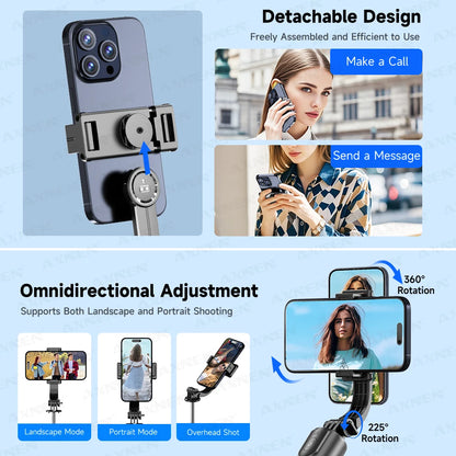 F15 Selfie Stick Tripod with Bluetooth Remote