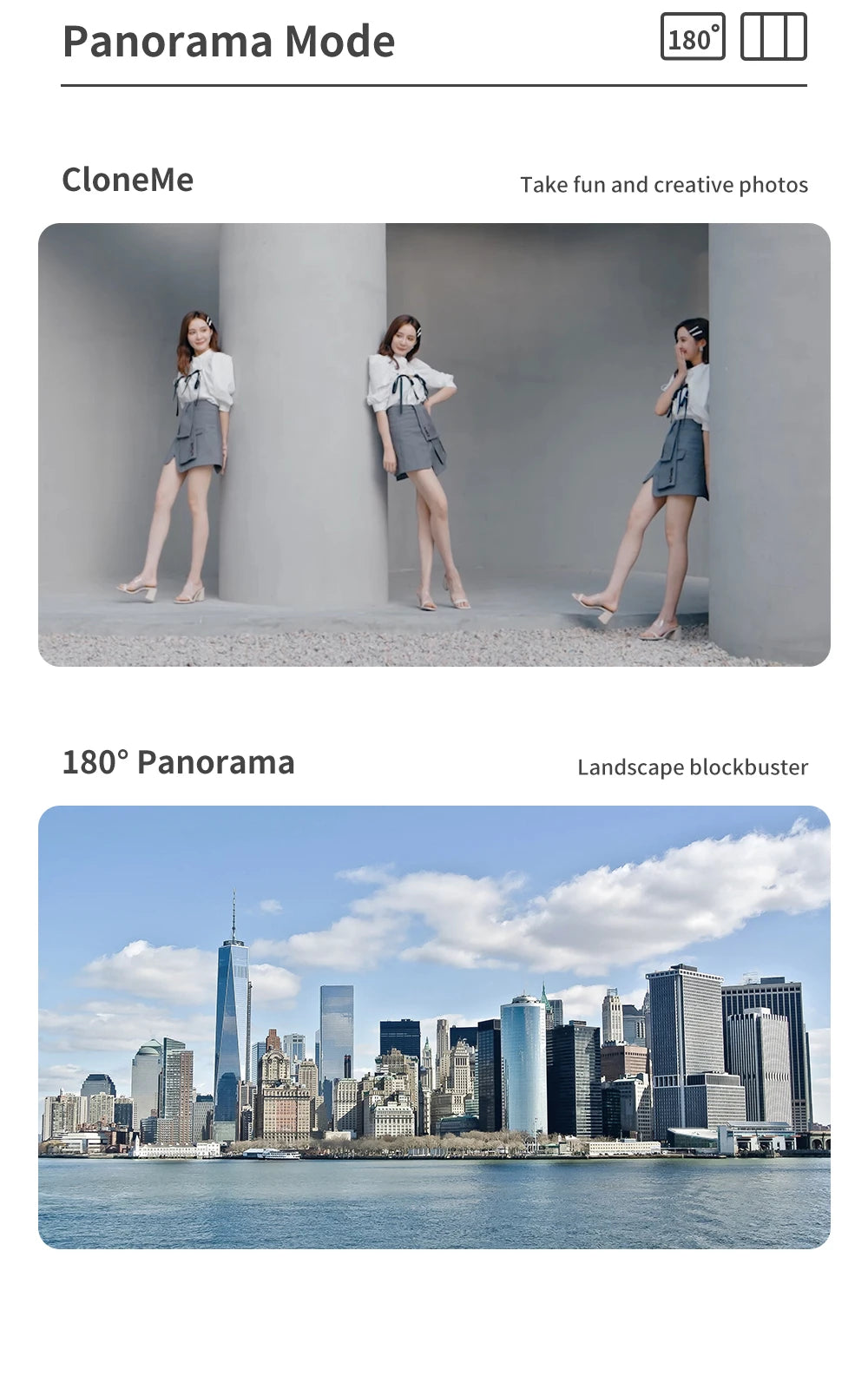 Bluetooth Smartphone Gimbal Stabilizer with Extendable Stick