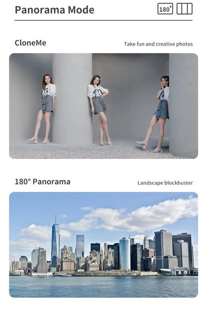 Bluetooth Smartphone Gimbal Stabilizer with Extendable Stick