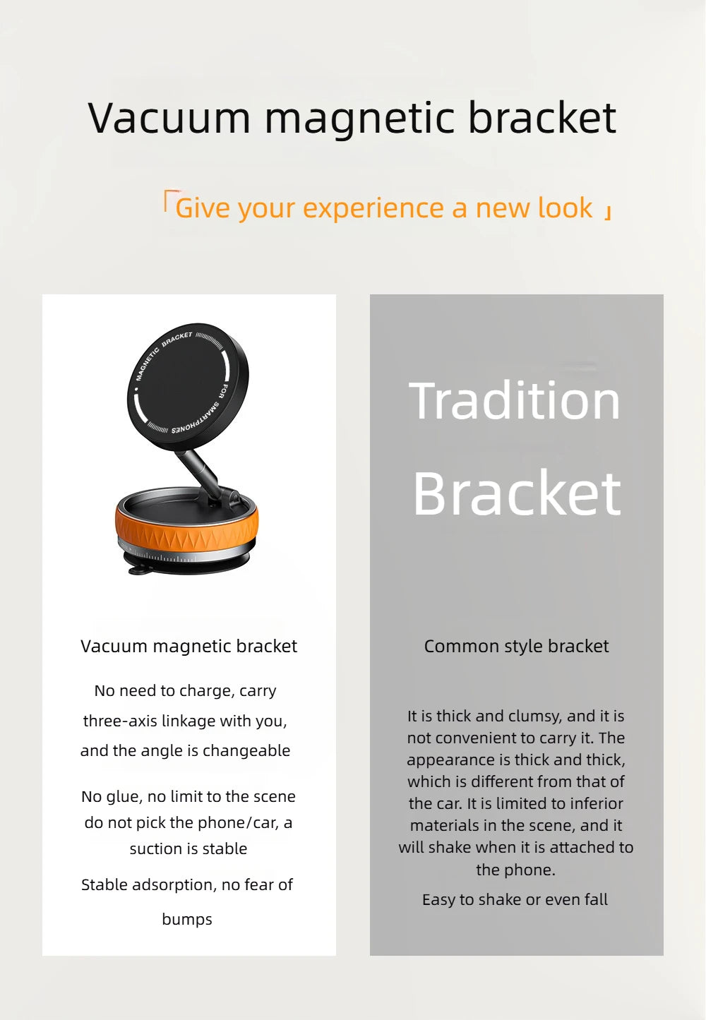 Car Magsafe Phone Holder,360° Adjustable Car Phone Mount