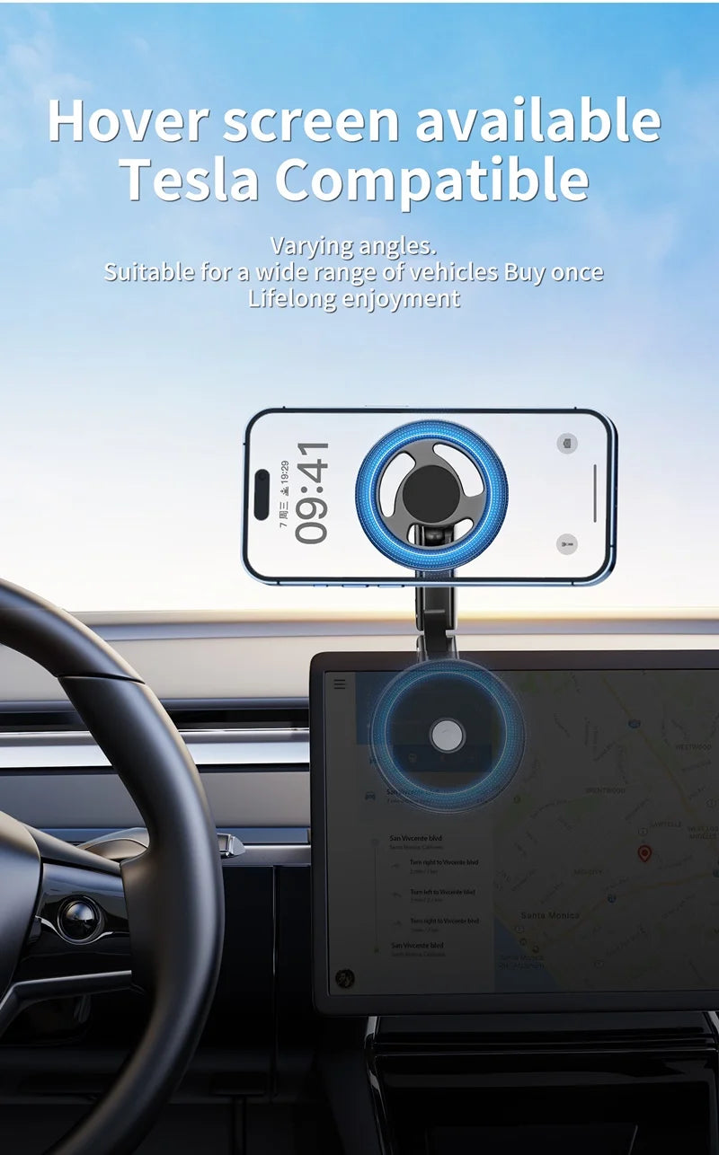 Universal Metal Car Magnetic Semiconductor Cooling Phone Holder