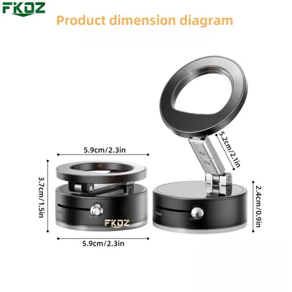 Vacuum Strong Magnetic Suction Foldable Phone Holder