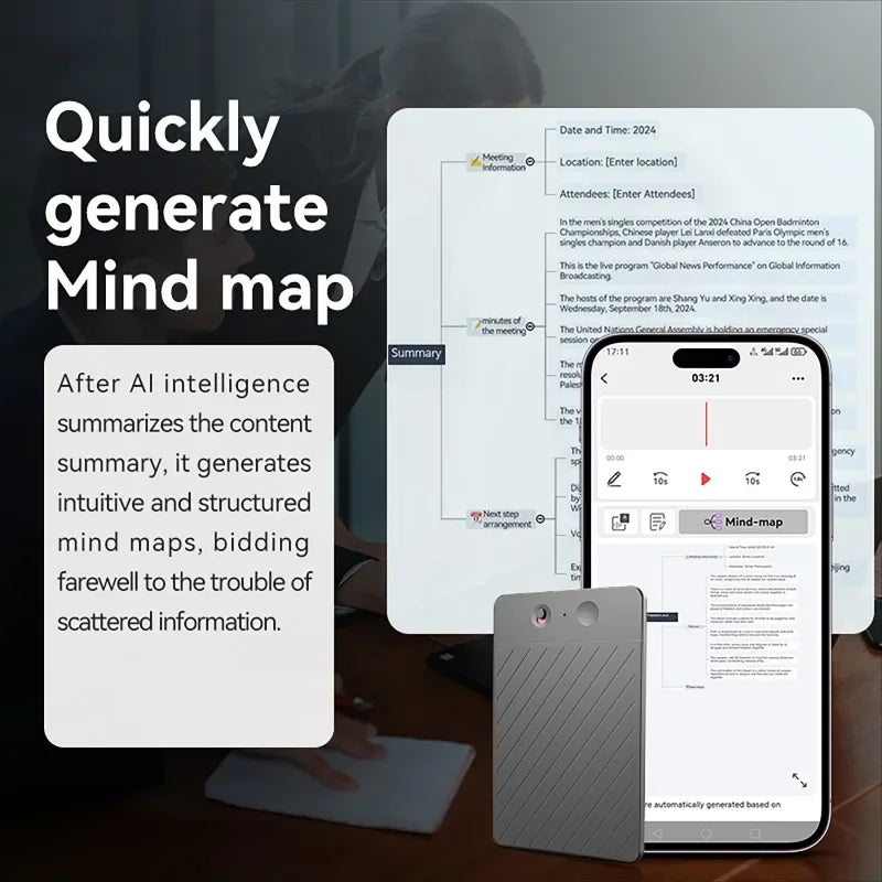 AI Voice Recorder Transcribe & Summarization with ChatGPT Recorder AI