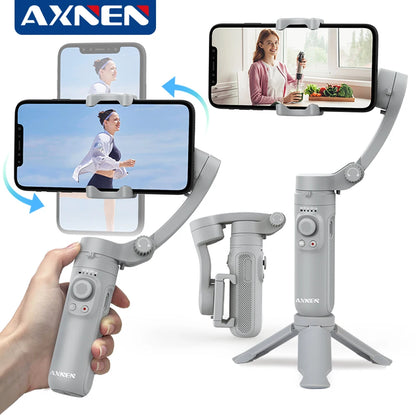 AXNEN 3-Axis Gimbal Handheld Self Stabilizer with Tripod