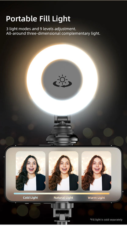 C10 Selfie Stick 72 Inch Aluminum Alloy with Wireless Bluetooth