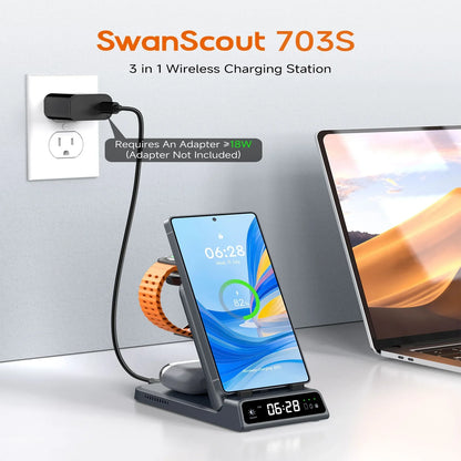 703S Wireless Charger Charging Station for Galaxy Watch