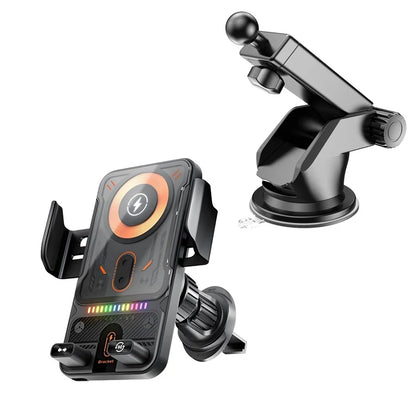 2025 New F18 Car Wireless Charger Holder