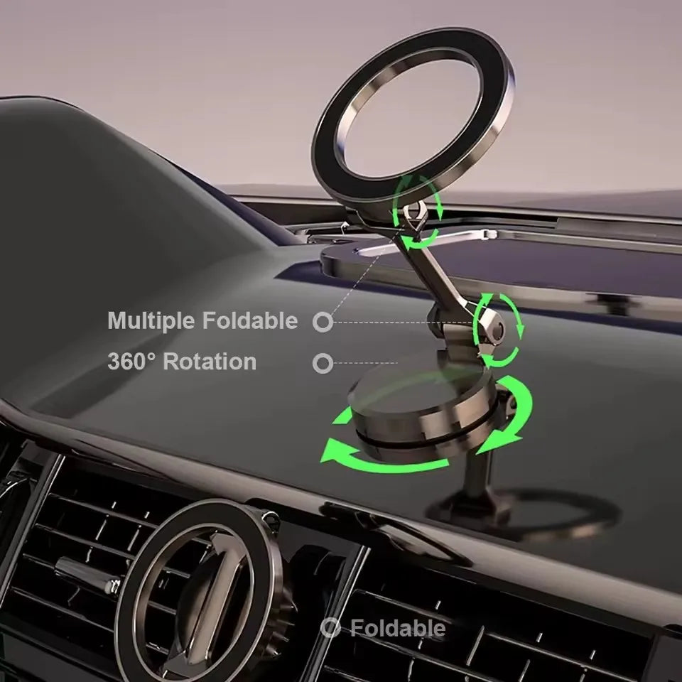 Magnetic Magsafe Car Phone Holder For Vehicles Mobile Support