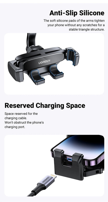 UGREEN Car Phone Holder Gravity Car Phone Stand