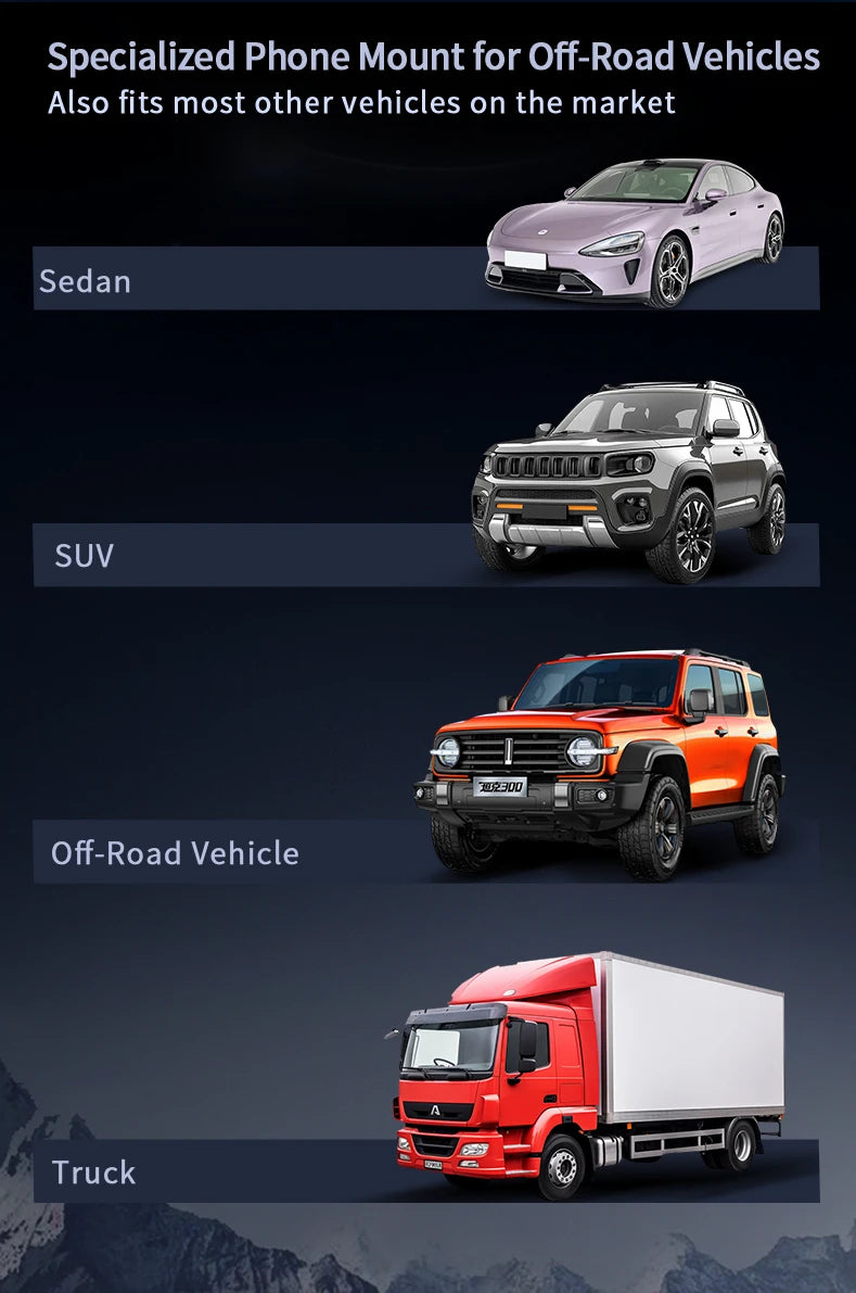 Anti-slip Heavy Duty Car Windshield Metal Five-Claw