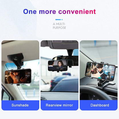 Car Dashboard Support 360 Degree Rotating Auto Grip Phone Holder