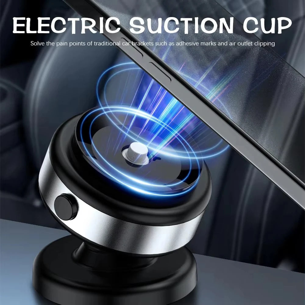 360° Rotating Magnetic Car Phone Holder Dual-Sided Mount