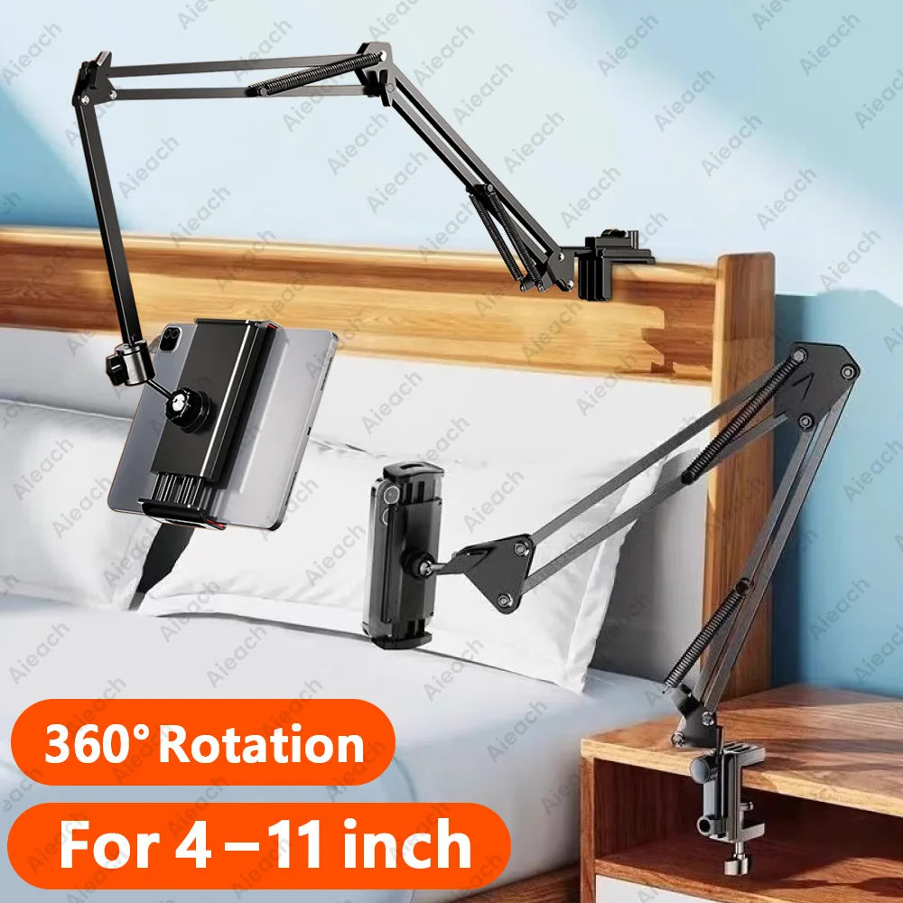 GOYN Metal Tablet Stand, Foldable 360° Rotating Holder