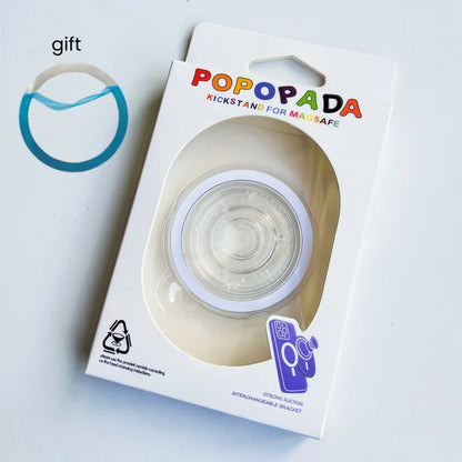 Magnetic Folding Mobile Phone Grip Holder Socket