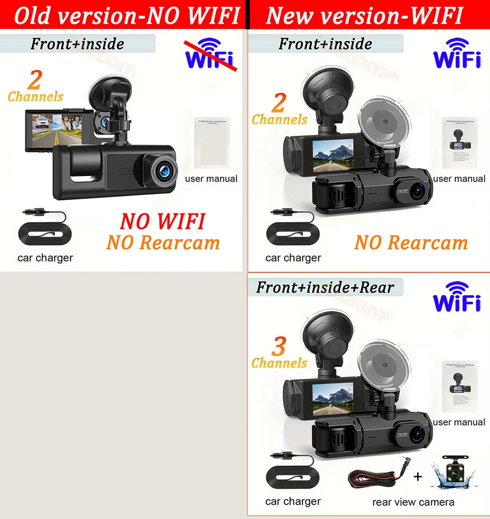 WIFI Dash Cam For Car Camera 1080P Video Recorder