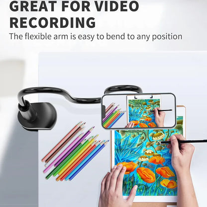 Cellphone bracket Magnetic phone holder Gooseneck Lazy Long