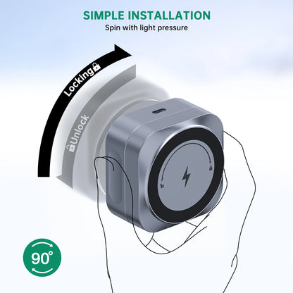 Bonola Suction Cup Car Wireless Charger Foldable Suction Stand