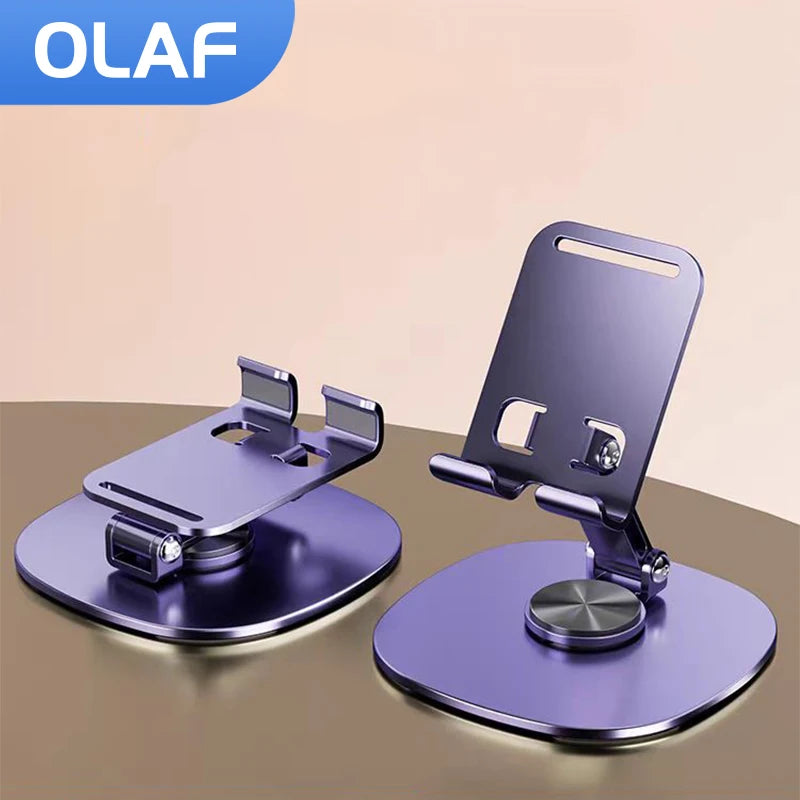 Rotating Table Cell Phone Holder Support Desktop Stand
