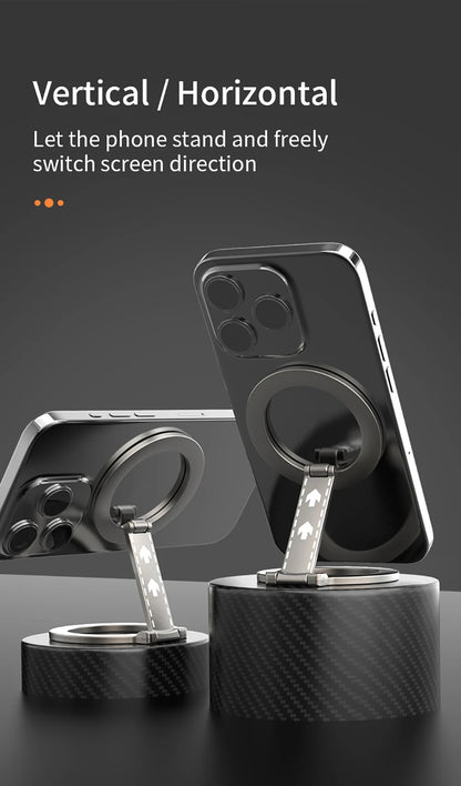 Double-Sided Magnetic Attraction Cell Phone Circular Holder